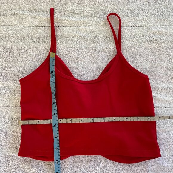 Aritzia Babaton red short camisole top size XS - Picture 4 of 6